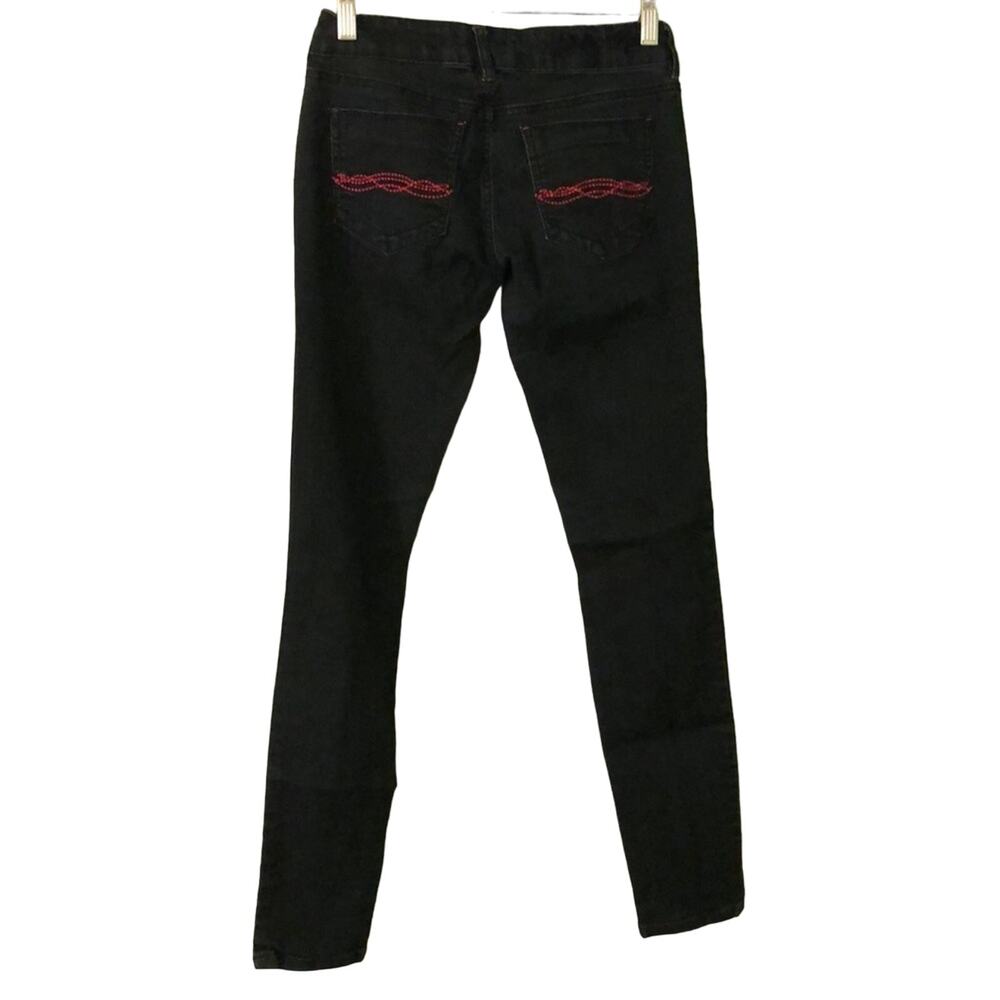 Indigo Rein Dark Stretch Denim Skinny Jeans Juniors Size 3 Y2K Vibe Slim Fit